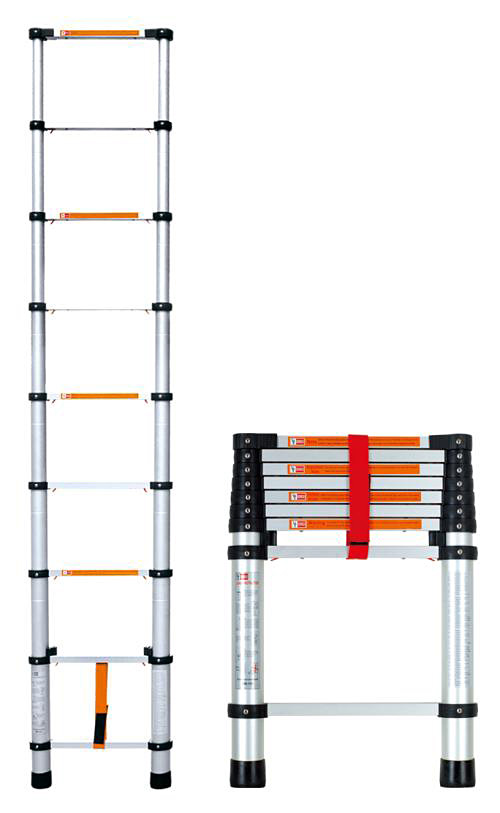 伸缩式攀登梯 打开状态